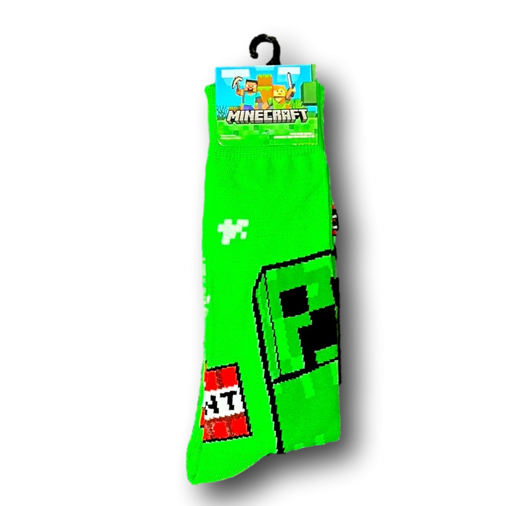 3/$20 Minecraft Funny Novelty Crew Socks - NWT